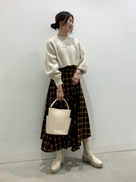 rinaさん（レディース・168cm）の冬コーディネート