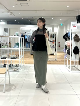 「アイテム（その他トップス）」を使った、rinaさん（レディース・168cm・20代）の秋コーディネート