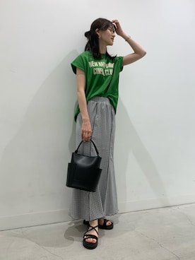 rinaさん（レディース・168cm）の春コーディネート