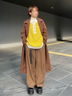 「Java（ジャバ）のアイテム（トップス）」を使った、あきよしさん（レディース・152cm）の冬コーディネート