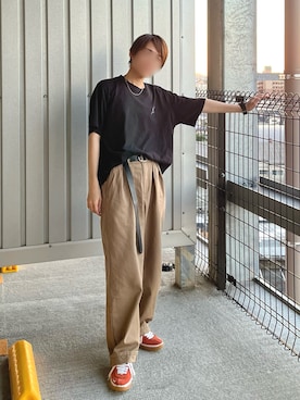 「アイテム（腕時計）」を使った、あきよしさん（レディース・152cm）の夏コーディネート
