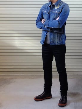 「MR.OLIVE（ミスターオリーブ）のアイテム（ジャケット/アウター）」を使った、foremanさん（メンズ・175cm）の冬コーディネート