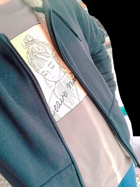 「JUNRED（ジュンレッド）のアイテム（スウェット）」を使った、KANTAROさん（メンズ・173cm）の冬コーディネート