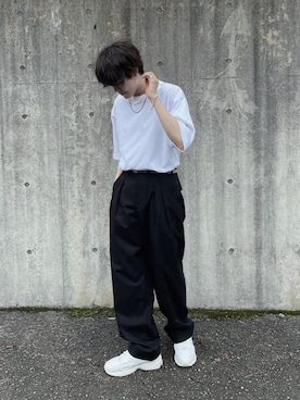 「TAKAHIROMIYASHITATheSoloIst.（タカヒロミヤシタザソロイスト）のアイテム（アクセサリー）」を使った、ryoutaさん（メンズ・175cm）の夏コーディネート