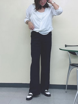 「WEEJUNS（ウィージャンズ）のアイテム」を使った、☆etsu☆さん（レディース・162cm）の夏コーディネート