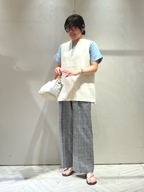新品 コルディア パンツセットアップ グレンチェック カーキグリーン サイズ40 セール】【通勤/オケージョン】セットアップ対応リネングレン
