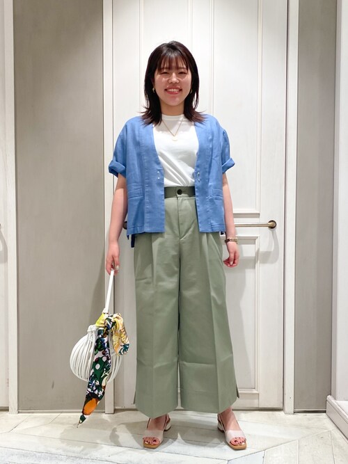 qualite ノーカラージャケット カリテ／きれい色♪とろみ生地ノー