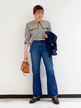 「upper hights」｜「アイテム（ジャケット/アウター）」を使った、たじさん（レディース・159cm）の秋コーディネート