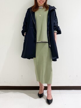 「Rouge vif（ルージュヴィフ）のアイテム（ブルゾン）」を使った、たじさん（レディース・159cm）の秋コーディネート