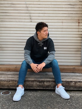 「ナイキスニーカー」｜Tsuyoshi  Hirakiさん（メンズ・176cm）の秋コーディネート