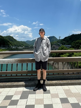 「アイテム（シューズ）」を使った、tarokun さん（メンズ・185cm）の夏コーディネート