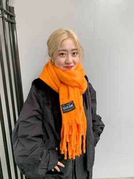 「kastane_ootd」｜「アイテム（その他アウター）」を使った、KOUTA CHIHIROさん（レディース・153cm）の秋コーディネート