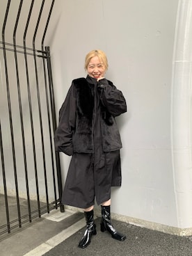 「kastane_ootd」｜「アイテム（その他アウター）」を使った、KOUTA CHIHIROさん（レディース・153cm）の秋コーディネート