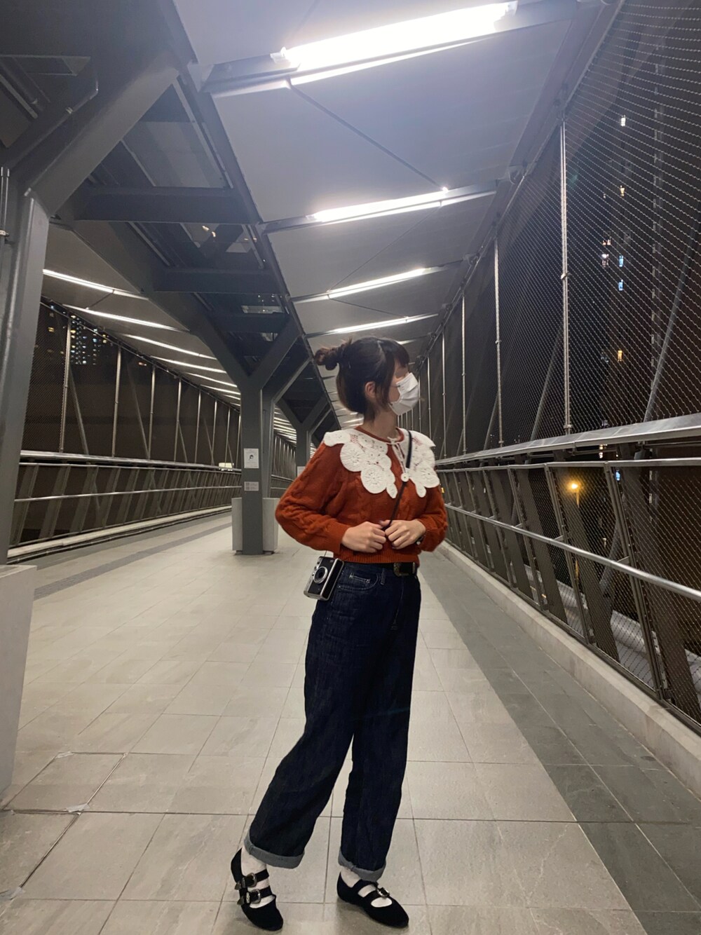 「SVECのアイテム（その他シューズ、ブラック系）」を使った、wearareyou?さん（レディース・168cm）の冬コーディネートの1枚目の写真