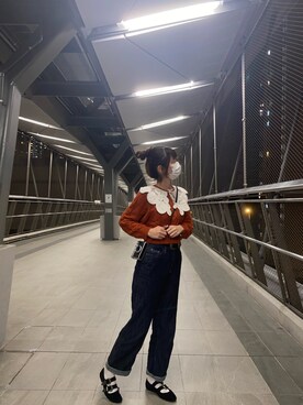 「SVEC（シュベック）のアイテム（その他シューズ）」を使った、wearareyou?さん（レディース・168cm）の冬コーディネート