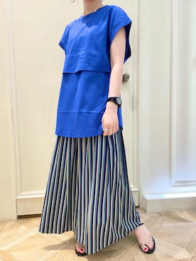 「BERTUCCI（ベルトゥッチ）のアイテム」を使った、nol hirataさん（レディース・155cm）の夏コーディネート