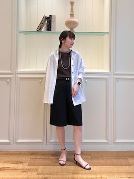 「NOLLEY’S（ノーリーズ）のアイテム」を使った、nol hirataさん（レディース・155cm）の春コーディネート