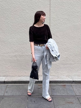 「コーデュロイパンツ」｜nol hirataさん（レディース・155cm）の秋コーディネート
