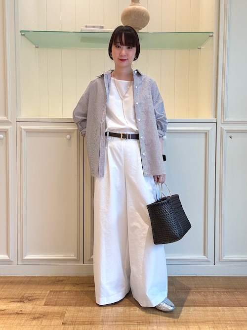 ブラウス シャツ 3WAYエアリーストライプシャツ レディース NOLLEY'S Sophi ブラウス シャツ 3WAYエアリーストライプシャツ