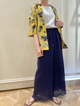 「NOLLEY'S goodman（ノーリーズグッドマン）のアイテム」を使った、nol hirataさん（レディース・155cm）の夏コーディネート