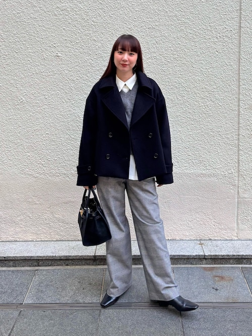 セール】ウォッシャブル両面起毛ワイドパンツ（その他パンツ