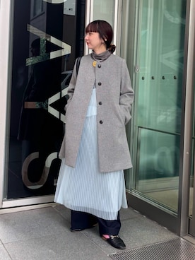 「アイテム（シュシュ）」を使った、nol hirataさん（レディース・155cm）の冬コーディネート