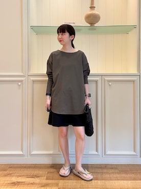 「NOLLEY’S（ノーリーズ）のアイテム」を使った、nol hirataさん（レディース・155cm）の夏コーディネート