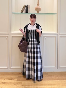 「NOLLEY’S（ノーリーズ）のアイテム（アクセサリー）」を使った、nol hirataさん（レディース・155cm）の春コーディネート