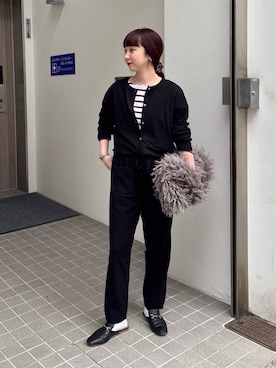 「アイテム（つなぎ/オールインワン）」を使った、nol hirataさん（レディース・155cm）の秋コーディネート