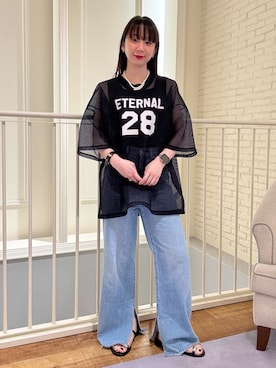 「NOLLEY’S（ノーリーズ）のアイテム」を使った、nol hirataさん（骨格ウェーブ・レディース・155cm）の夏コーディネート