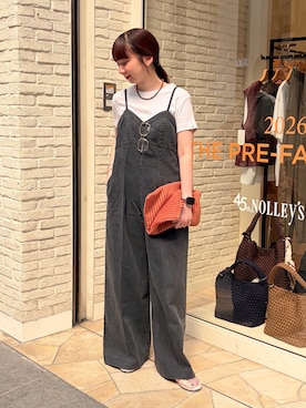 「grace grace （グラスグラス）のアイテム」を使った、nol hirataさん（レディース・155cm）の夏コーディネート
