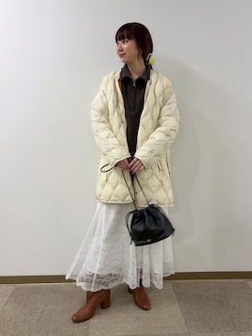「ダウン」｜nol hirataさん（レディース・155cm）の秋コーディネート