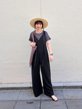 「NOLLEY’S（ノーリーズ）のアイテム（トップス）」を使った、nol hirataさん（レディース・155cm）の春コーディネート