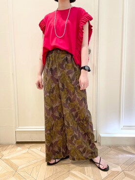 「BERTUCCI（ベルトゥッチ）のアイテム」を使った、nol hirataさん（レディース・155cm）の夏コーディネート