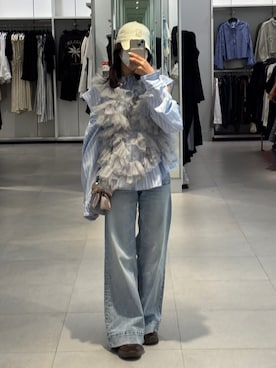 「Olu.（オルドット）のアイテム」を使った、samayuさん（レディース・157cm）の春コーディネート