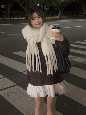 「アイテム（その他）」を使った、samayuさん（レディース・157cm）の秋コーディネート