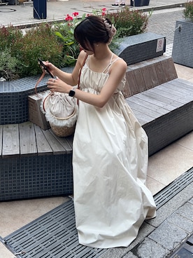 「olu.」｜「アイテム（ワンピース/ドレス）」を使った、samayuさん（レディース・157cm）の夏コーディネート