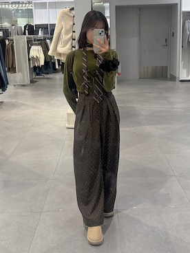 「アイテム（フォーマルスーツ/小物）」を使った、samayuさん（レディース・157cm）の秋コーディネート