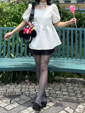 「アイテム（パンプス）」を使った、samayuさん（骨格ナチュラル・レディース・157cm）の夏コーディネート