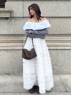 「アイテム（その他）」を使った、samayuさん（レディース・157cm）の秋コーディネート