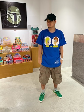 「ビーバスアンドバットヘッド」｜kazさん（メンズ・172cm）の夏コーディネート