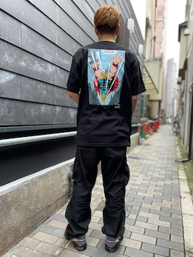 「MARVEL Tシャツ」｜kazさん（メンズ・172cm）の秋コーディネート