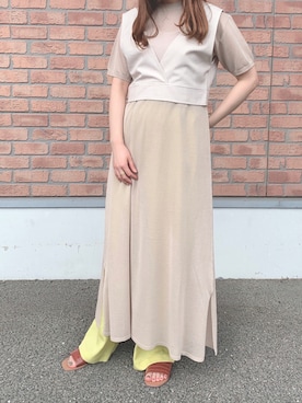 manaさん（レディース・160cm）の夏コーディネート