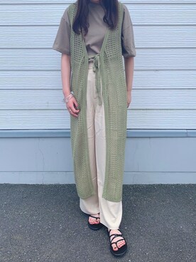 manaさん（レディース・160cm）の夏コーディネート