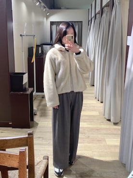 「ITEMS URBANRESEARCH（アイテムズ アーバンリサーチ）のアイテム」を使った、manaさん（レディース・160cm）の冬コーディネート