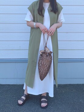 manaさん（レディース・160cm）の夏コーディネート