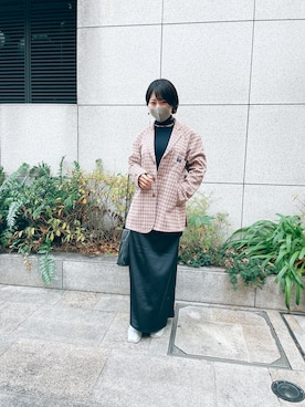 「CULLNI（クルニ）のアイテム」を使った、ゆーさん（レディース・160cm）の冬コーディネート