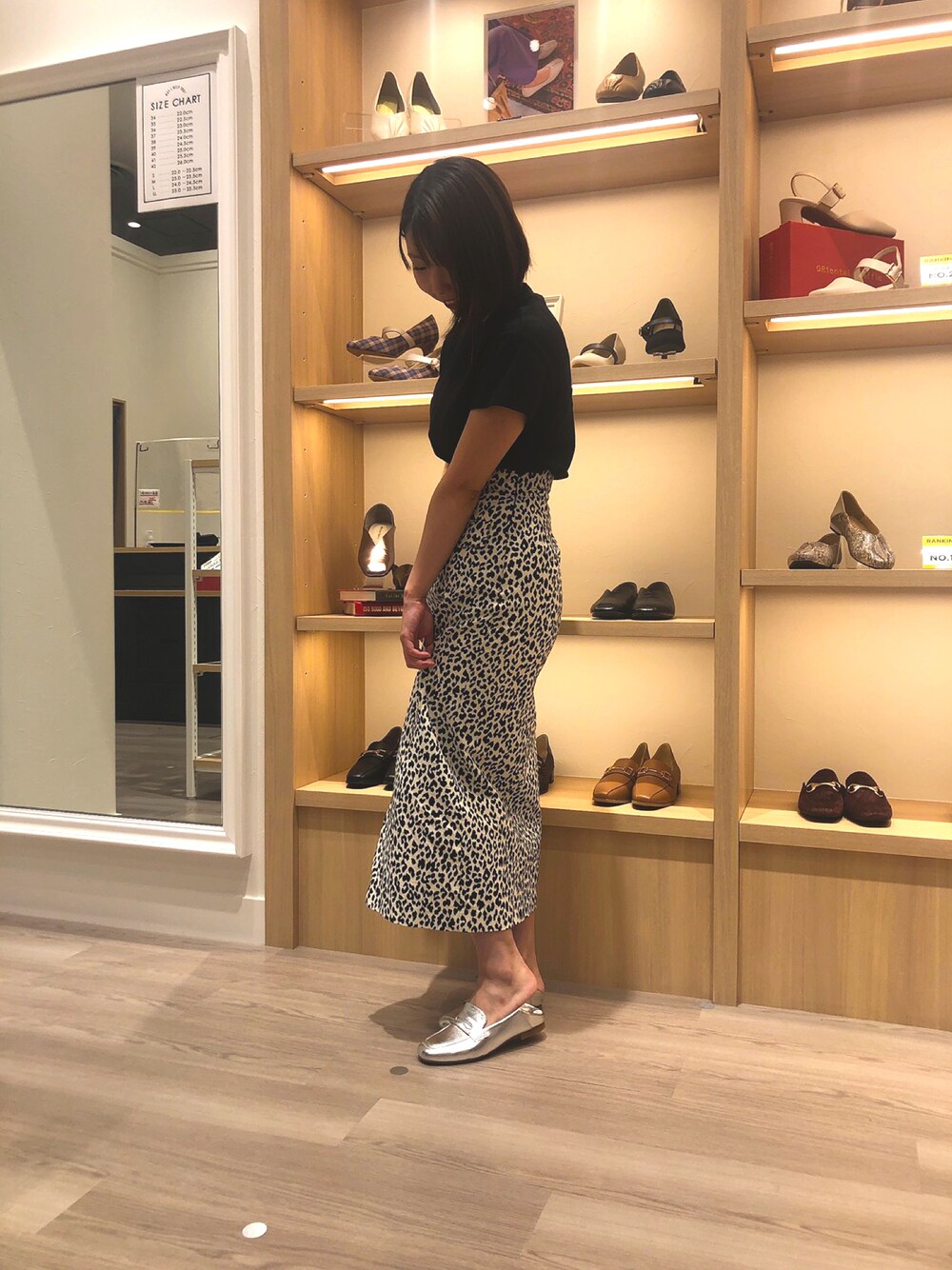 SLY（スライ）の「SETH LEOPARD スカート（スカート）」 - WEAR