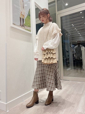 「オリエンタルトラフィック(ORiental TRaffic)」｜ORientalTRaffic流山おおたかの森S・C店さん（レディース・157cm）の秋コーディネート