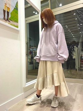 「GRL（グレイル）のアイテム（トップス）」を使った、ORientalTRaffic流山おおたかの森S・C店さん（レディース・153cm）の冬コーディネート